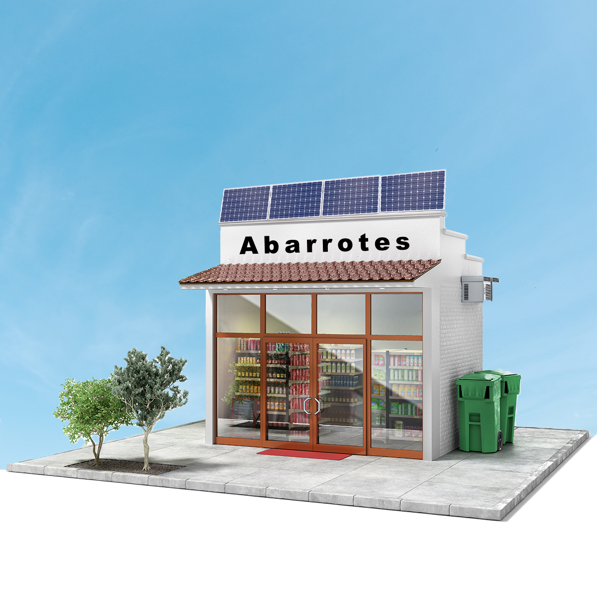 Kit de 4 paneles solares de 550 W Tarifa PDBT Comercial